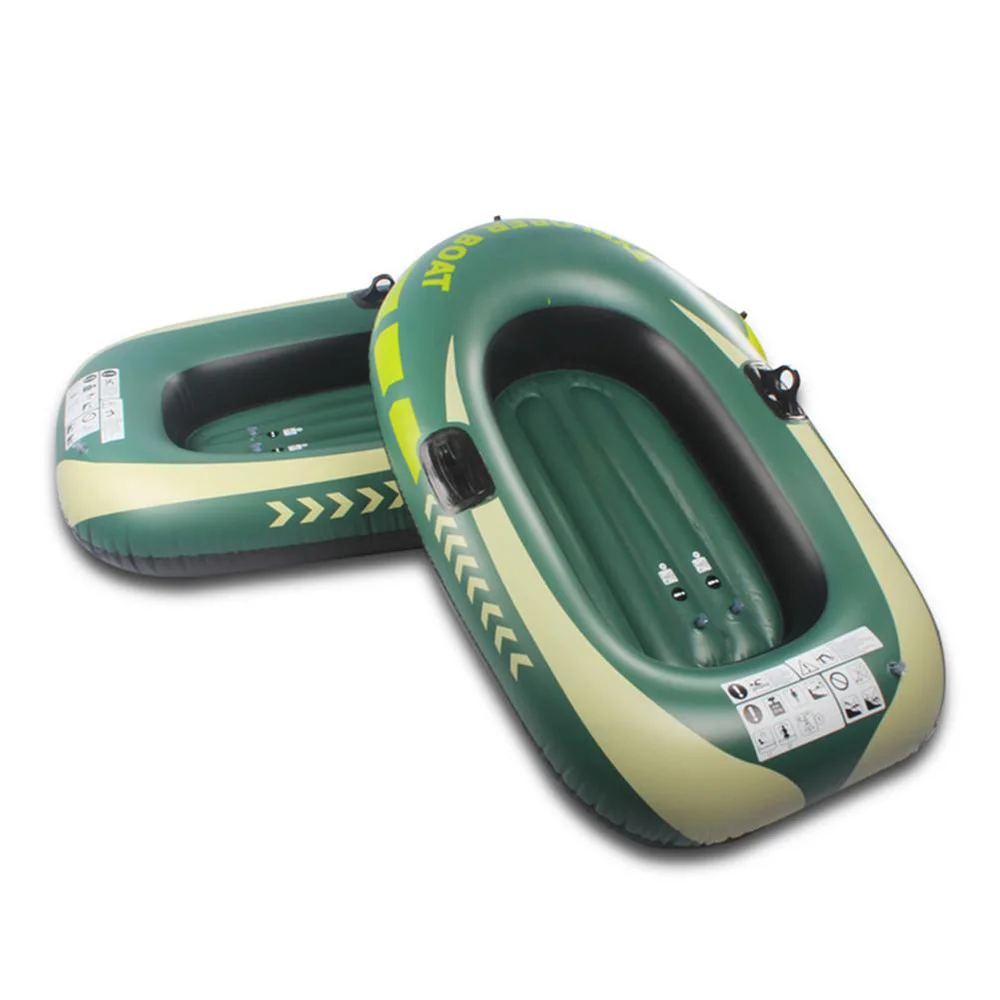 Rubber Boat Thick Wear-resistant Double Inflatable Boat 1 Person Kayak Fishing Boat Extra Thick Rubber Boat Hovercraft