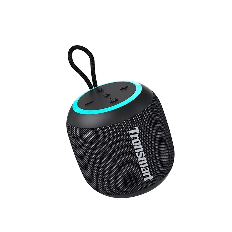 Top! T7 Mini Portable Speaker TWS Bluetooth 5.3 Speaker with Balanced Bass, IPX7 Waterproof, LED Modes for Outdoor