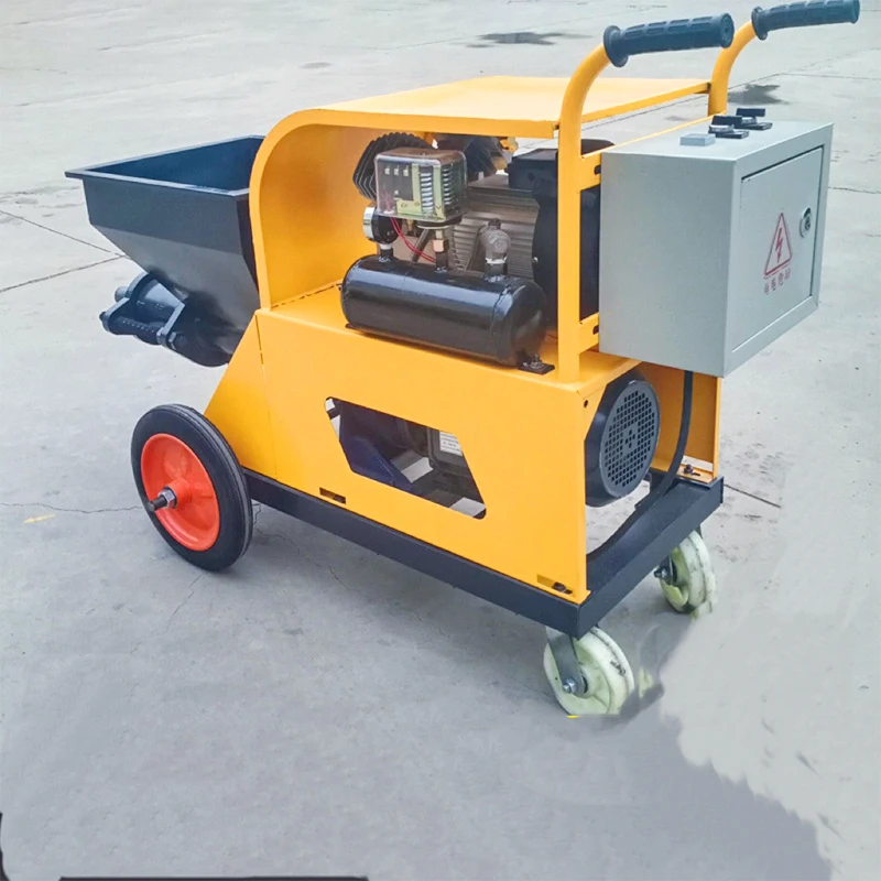 Multifunctional Mini Stucco Pump Cement Sand Mortar Spraying Machine Cement Mortar Spraying Machine for Wall Plastering view 5