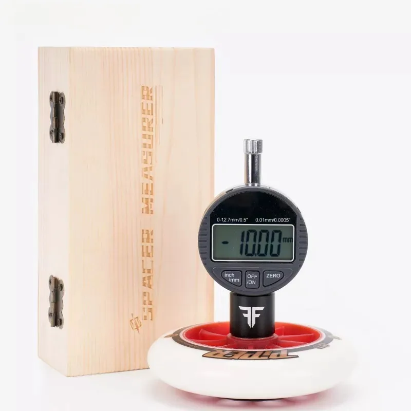 0.01mm High-precision Portable Wheel Bearing Gasket Measurement Tool, Inline Skating Gasket Digital Hub Height Gauge