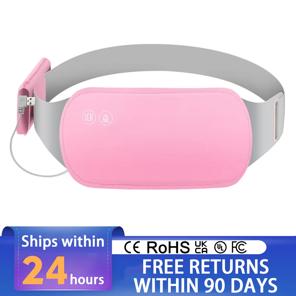 

Электрический теплый пояс для матки, USB-нагревательный поясной ремень, облегчение боли, инфракрасный обогреватель для снятия дисменореи, обогреватель для женского тела