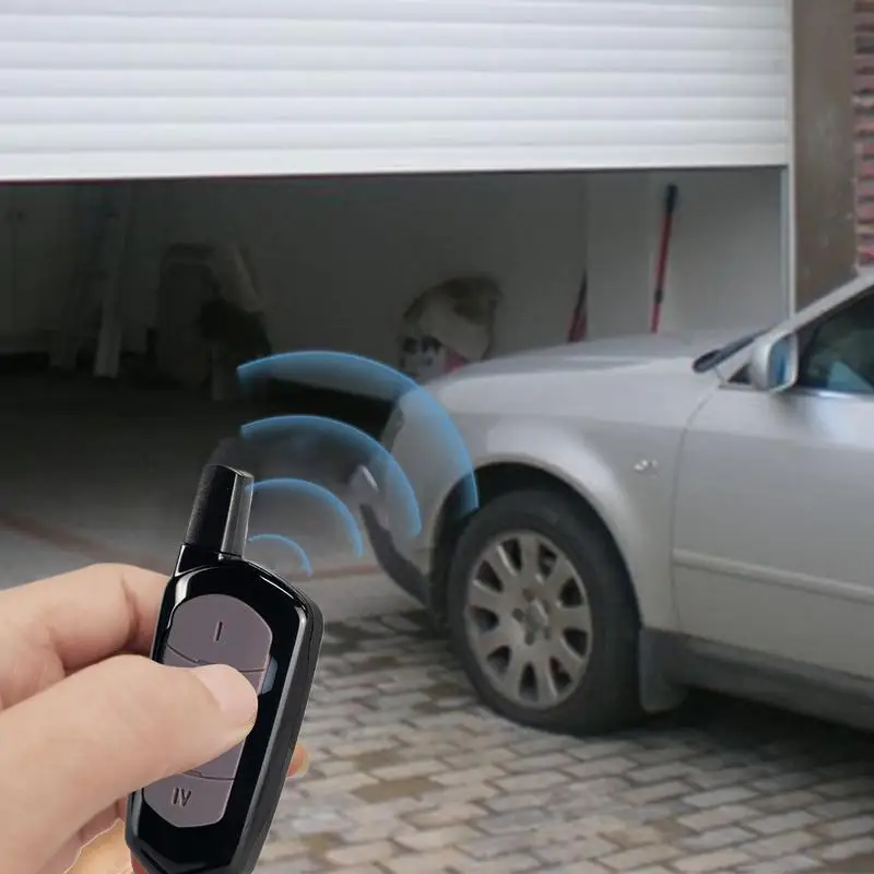 ناسخ ريموت كنترول 4 أزرار وحدة تحكم المصعد عن بعد المتداول باب تحكم 433 ميجا هرتز برمجة التعلم مفتاح فوب