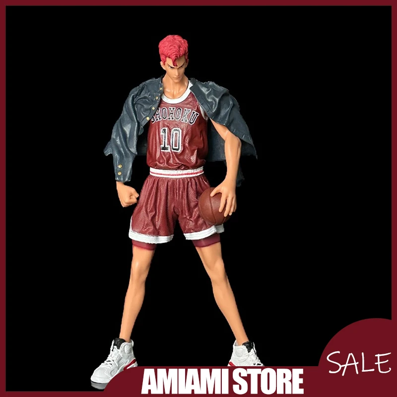 

30cm Anime Figure Interchangeable Head Cape for Hanamichi Rukawa Mitsui Kawaii Manga Collection Game Desktop Peripheral Gift