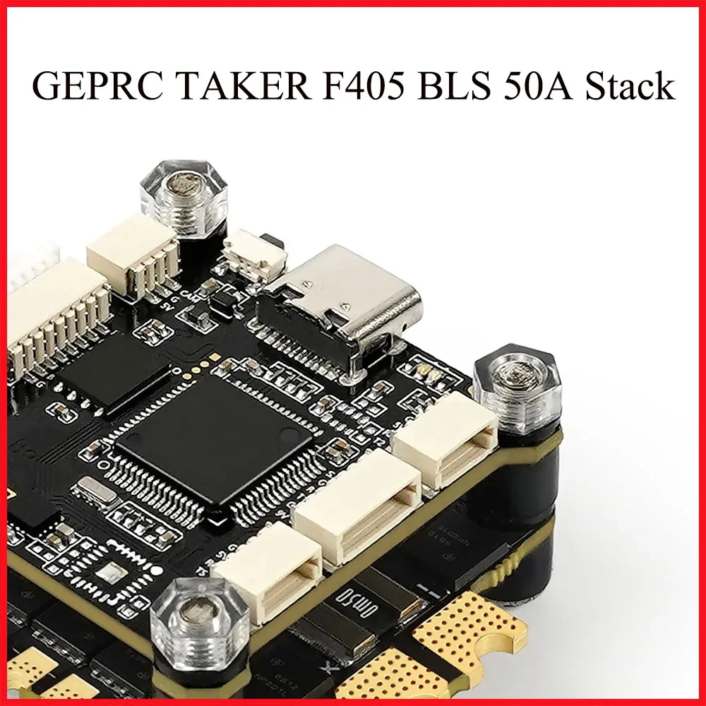 VoltSGEPRC TAKER F405 BLS 50A Stack With 9V 2.5A + 5V 3A Dual Independent BEC For FPV Drone Assembly Accessories For Air Unit
