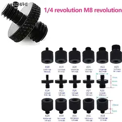 Conversion Screw 1/4 to M4 M5 M6 M8 M10 Inch Projector Bracket Adapter Photography Accessories For Camera Tripod Ballhead