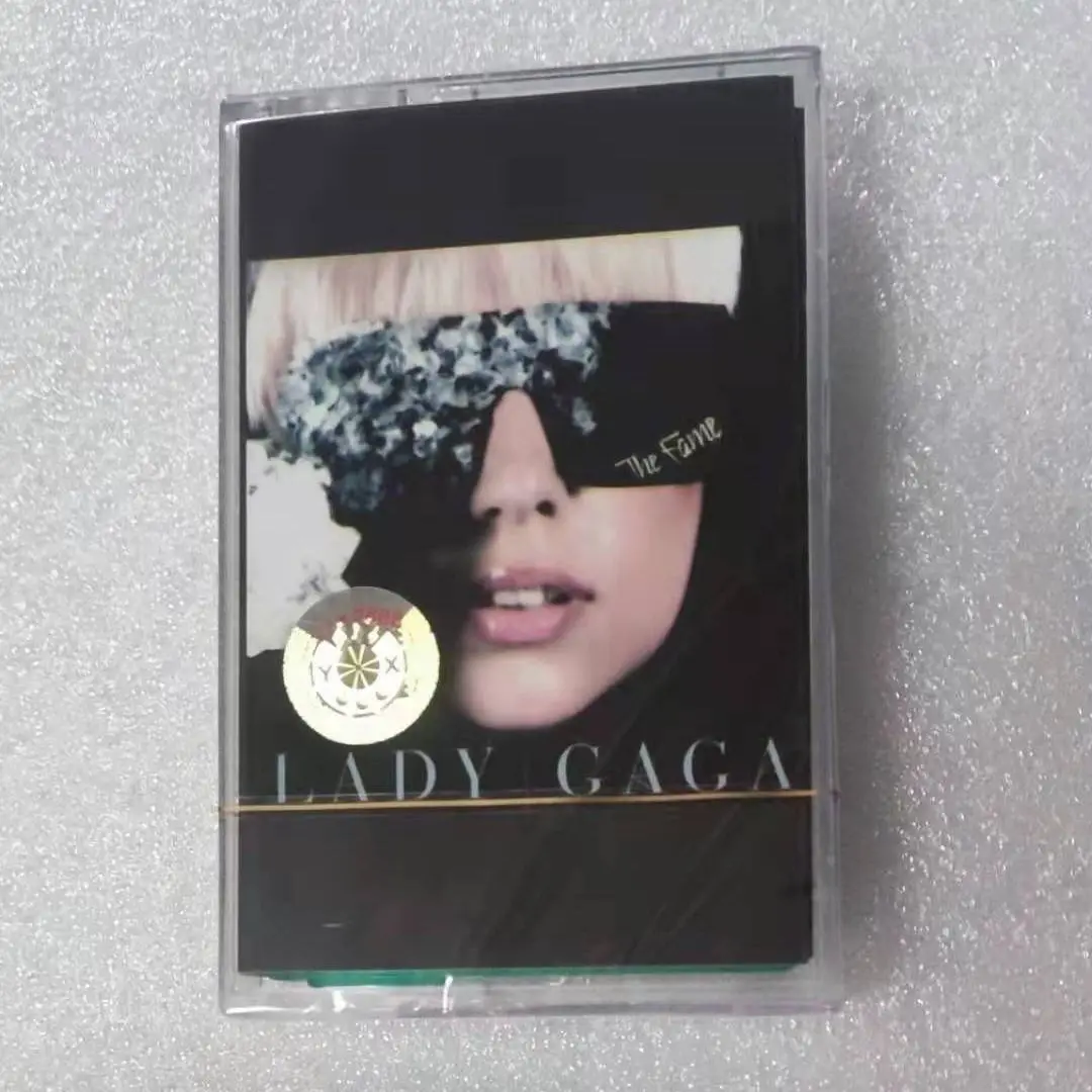 

Lady Gaga The Fame Album Classic English Songs Music Cassette Retro Walkman Tape Brand New Sealed Playback Compatible