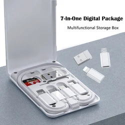 6 in 1 Multifunctional Phone Charge Cable Kit For iPhone 11 12 Pro Max XR Micro USB Cable Type C Adapter Fast Charge Cable