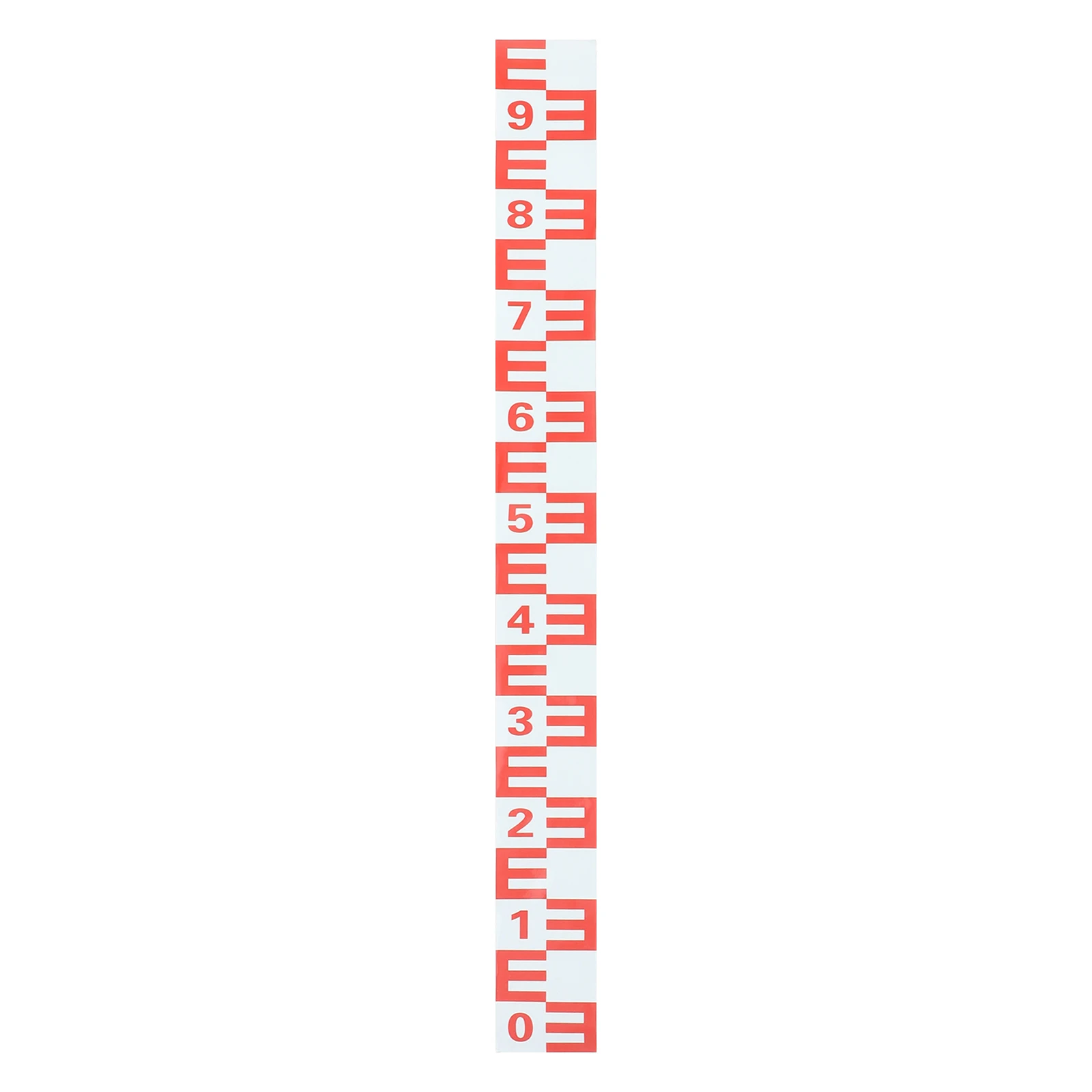 Reflective Water Level Ruler Self Adhesive PVC 50Cm Tape Accurate Measurement Pool Pond Water Gauge Sticker Household Tools