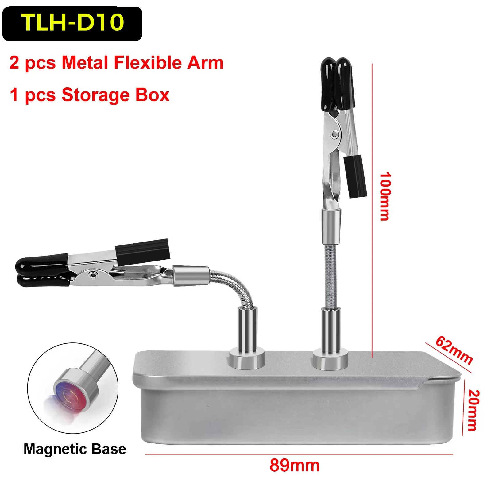 NEWACALOX Solderen Helpende Handen 4 Magnetische Universele Flexibele Arm Lassen Assistent PCB Klem Der Hand Lassen Reparatie Tools
