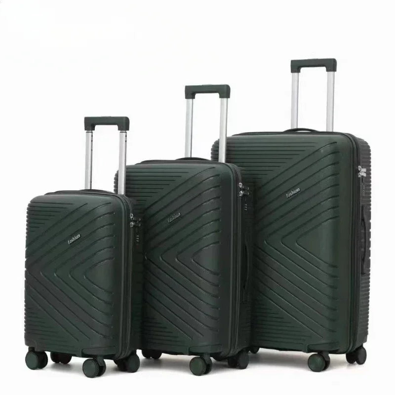 New Travel and Business Trips Fashionable Trolley Case,Quiet Wheels, New Travel 20/24/28-inch Suitcase Three-piece Set