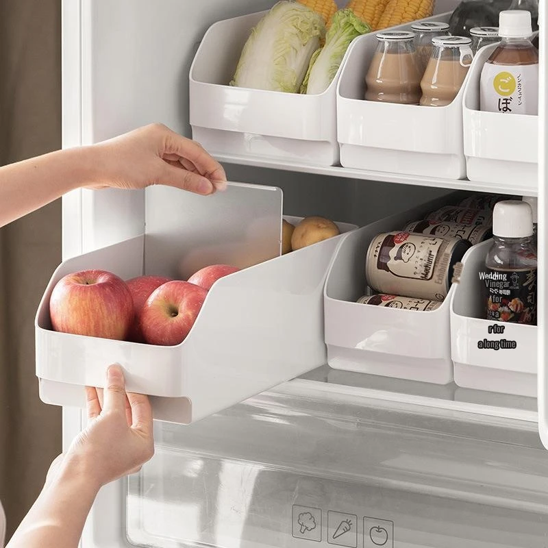 

Lazy Corner Refrigerator Organizer Household Kitchen Food Grade Vegetable Egg Cooler Drink Box Compartmentalized Organizer