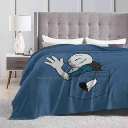 Your Boyfriend's Pocket Four Seasons Comfortable Warm Soft Throw Blanket Pocket Your Boyfriend