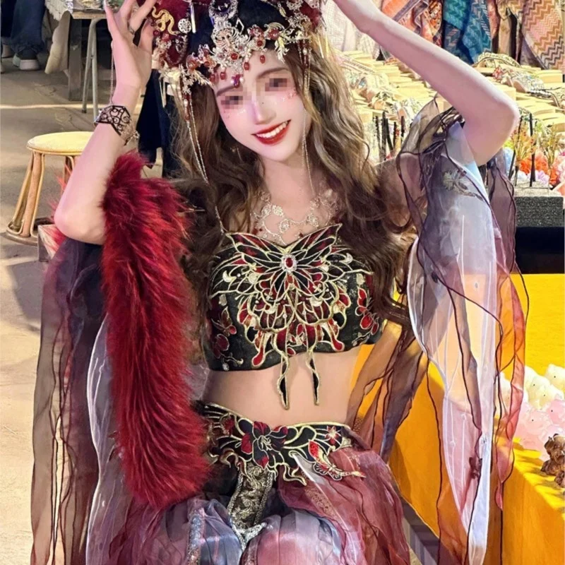 Travel photography exotic style ancient costume sets performance costumes