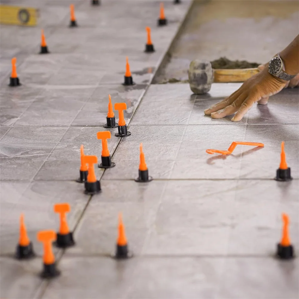 Tile Leveling System Kit Spacers Flooring Wall Leveler Locator Positioning Set Tile Levelers for Walls and Floors Installation