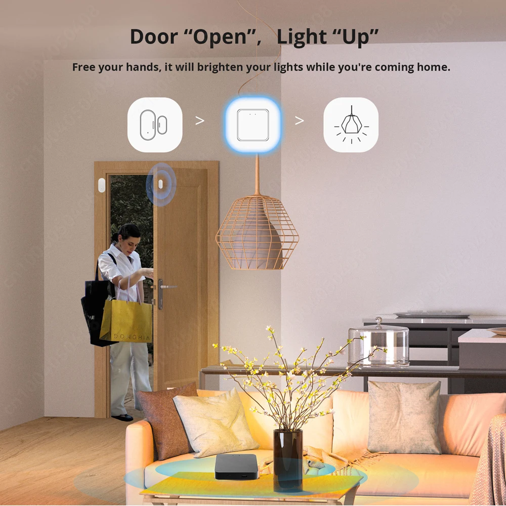 Tuya ZigBee 3.0 WiFi Bluetooth Multi-mode Smart Gateway Compatible With Mesh Hub Smart Life APP And Alexa Google Home