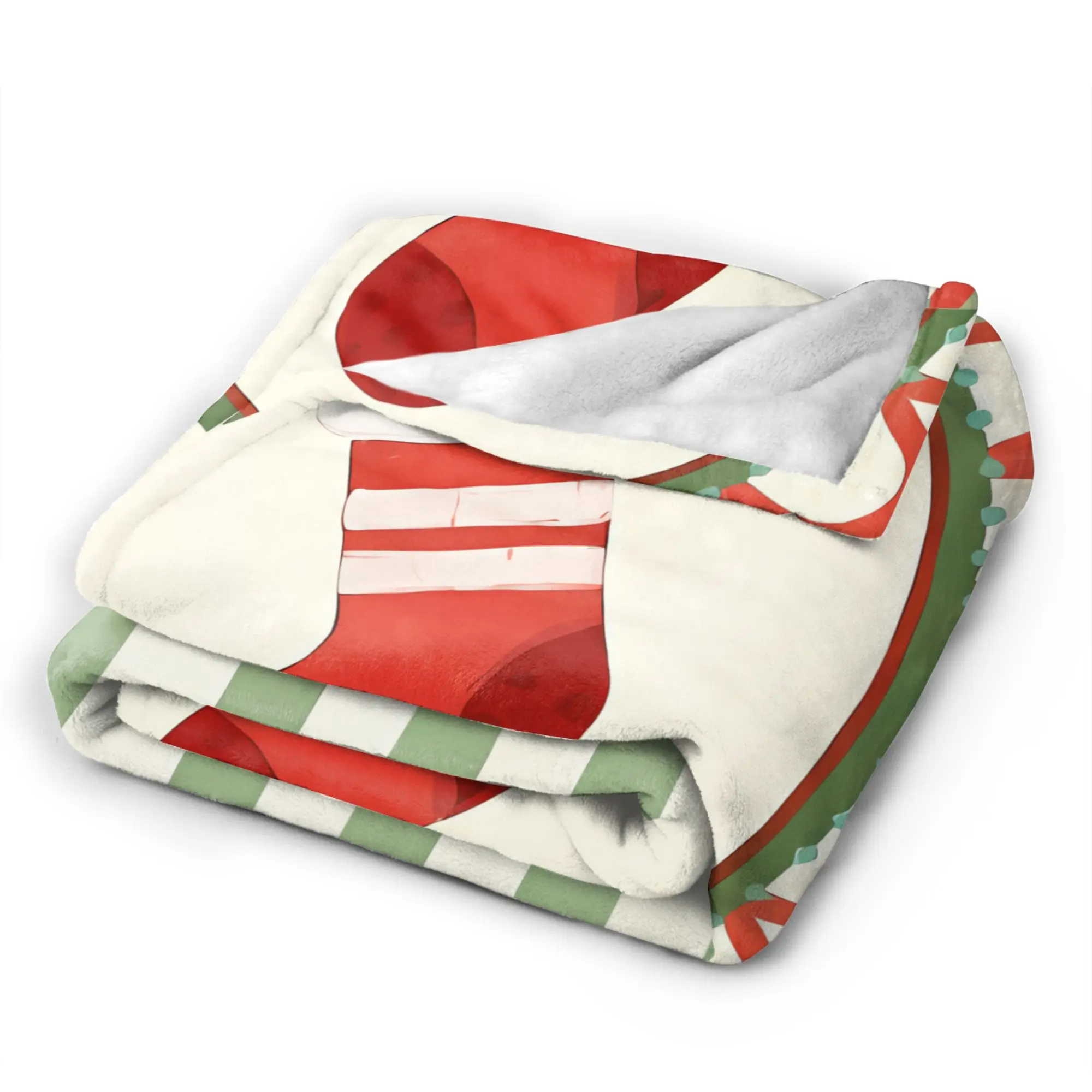 السنة الجديدة منقوشة ونمط بطانية جودة الفراش الدافئ يلقي الشتاء الطلاب الأريكة السرير مفرش المضحك #5