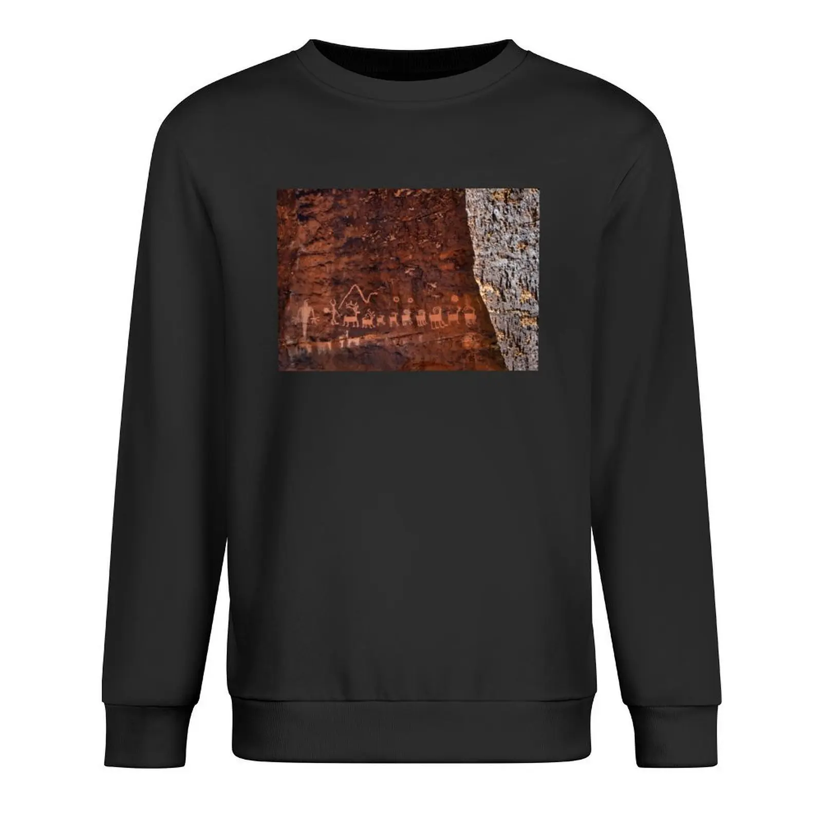 

The Santa Claus Panel In Nine Mile Canyon Pullover male clothes clothes for men men's sweat-shirt set blouse sweatshirt for men