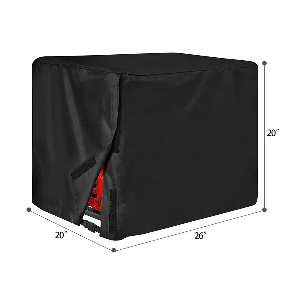 1pc Generator Cover 600D Waterproof For 3000-5000watt 26X20X20inch Household Generator Electrical Accessories