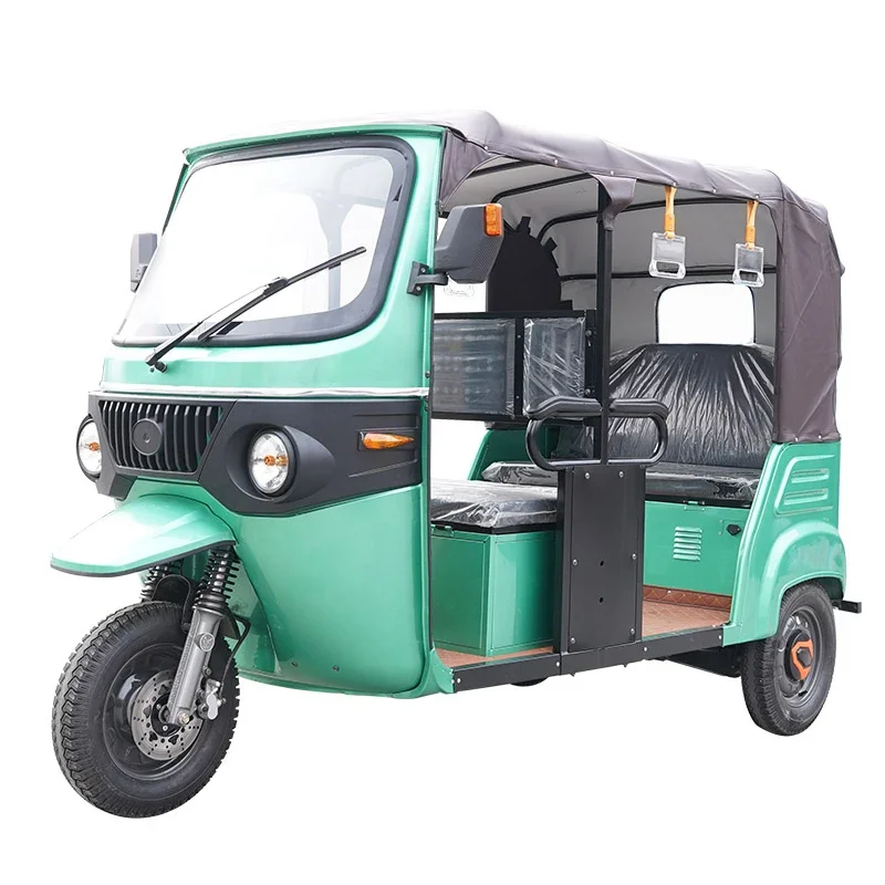 CKD CBU 1800W/2500W 35/50km/h Speed 124/128km Range 60V 100A Battery 7 Seats Electric Tricycle