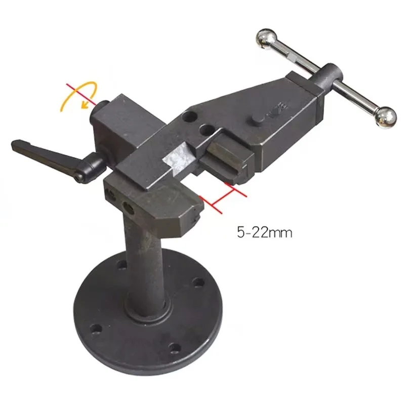 Vise Type Diesel Common Rail Injector Assemble Disassemble Turnover Stand Fuel Injector Fixture Holder Clamping Repair Tool