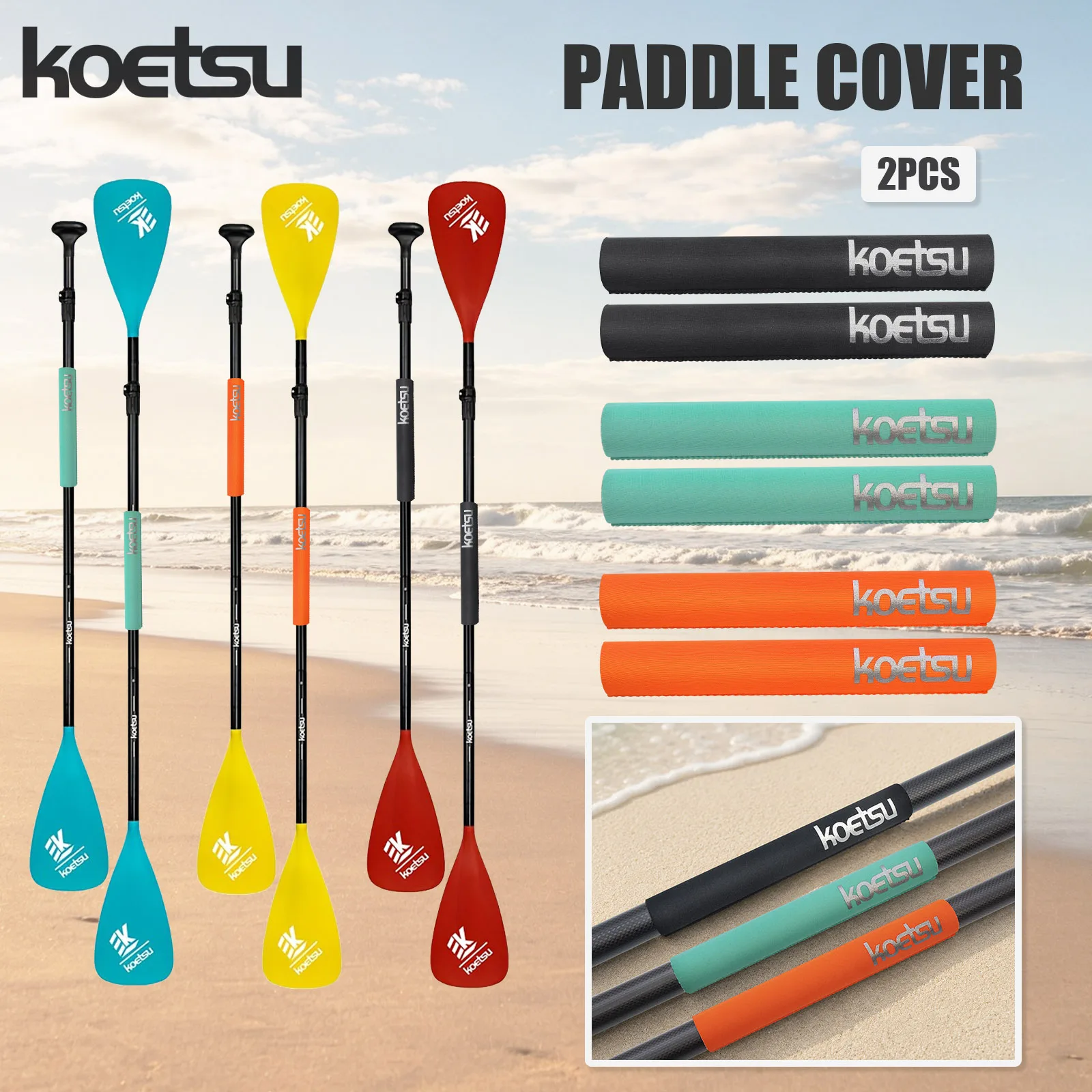 KOETSU 2PCS Kayak Paddle Non-S - Stand Up Paddle Leash review and price