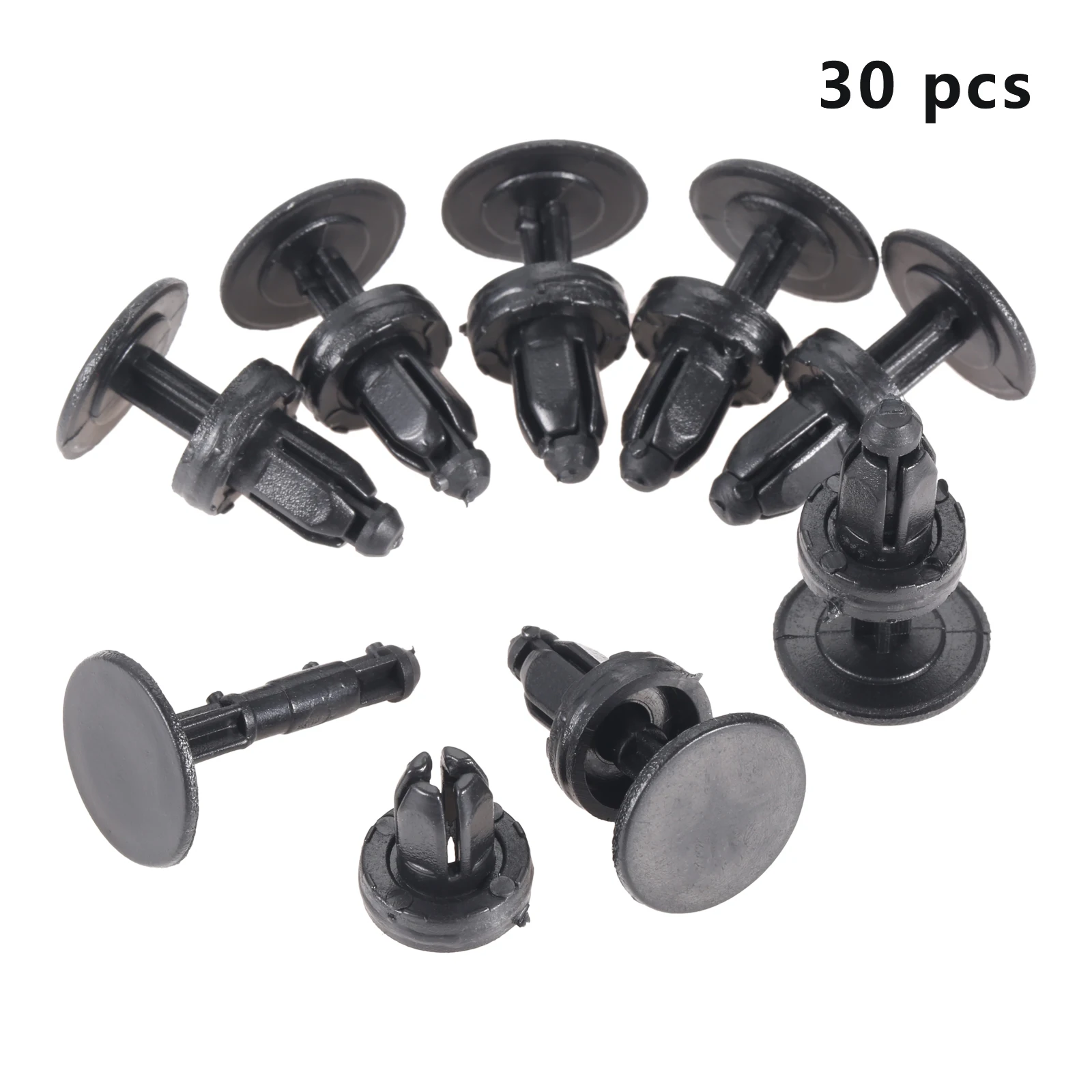 30Pcs Auto Cowl Panel Clip Push Type Retainer Fastener for Honda Civic Del Sol Odyssey 91508-SR3-000 91508SR3000 Car Parts