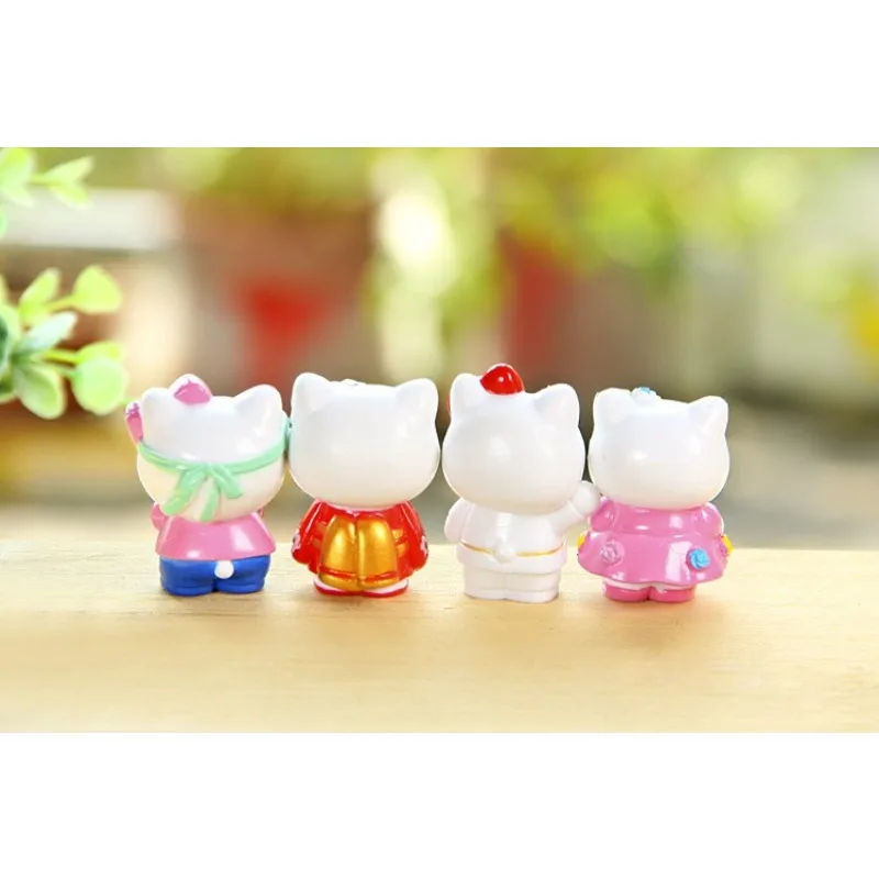 Sanurgente-Hello Kitty Butter Anime Figure for Children, Cute DIY Toy, Q Figural Cars, Desk Cakes, Décoration Models, Birthday Gifts