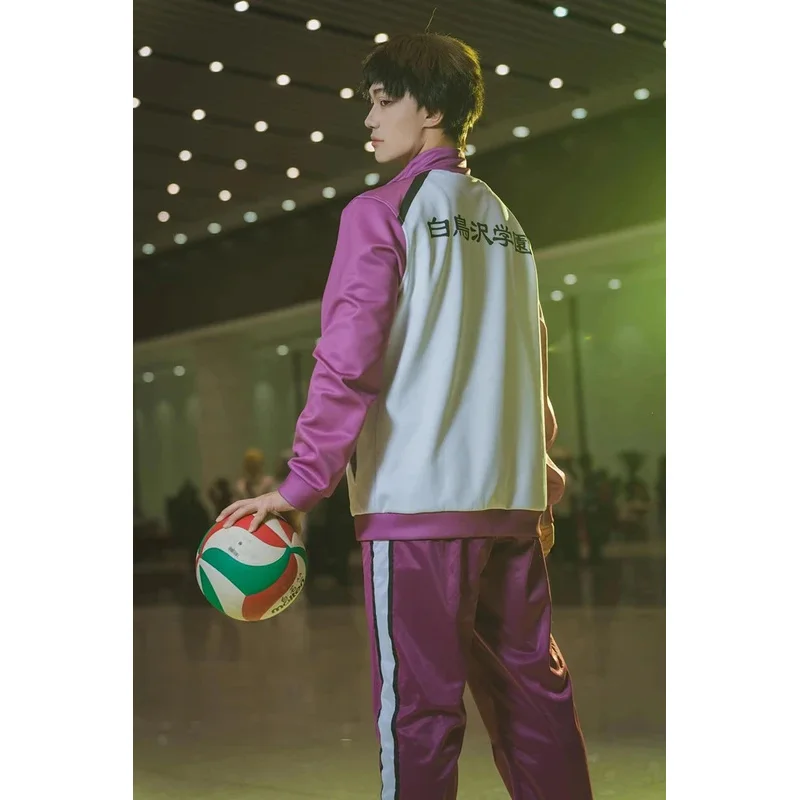 Anime Haikyuu Cosplay Costume Shiratorizawa Karasuno Aoba Johsai Nekoma Inarizaki High School Uniform Volleyball Team Sportswear