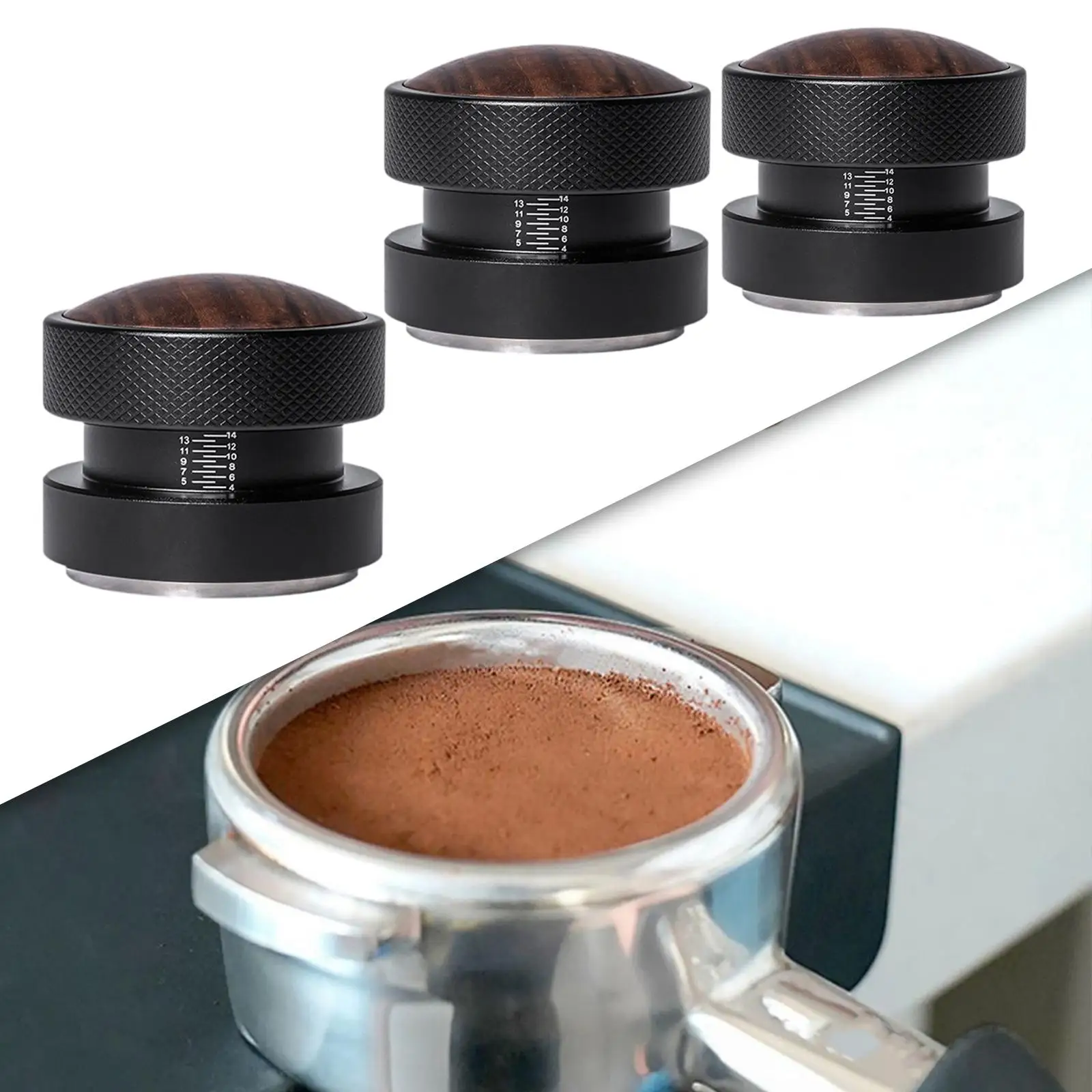 

Espresso Leveler Coffee Distributor Professional Espresso Tamper Espresso Distributor for Restaurant Cafe Shop Bar Kitchen