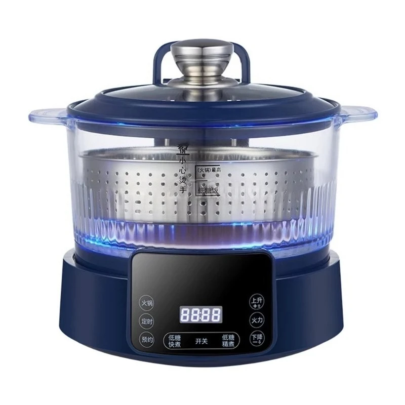 5L Low Sugar Rice Cooker Smart Auto-Lift Starch Separator Digital Healthy Steamer for Home Kitchen Multi-Function Cooker Pot