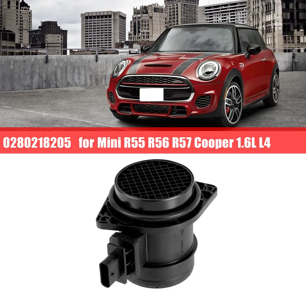 أ22P_ 0280218205   مستشعر تدفق الهواء للسيارات BMW Mini R55 R56 R57 Cooper 1.6L L4