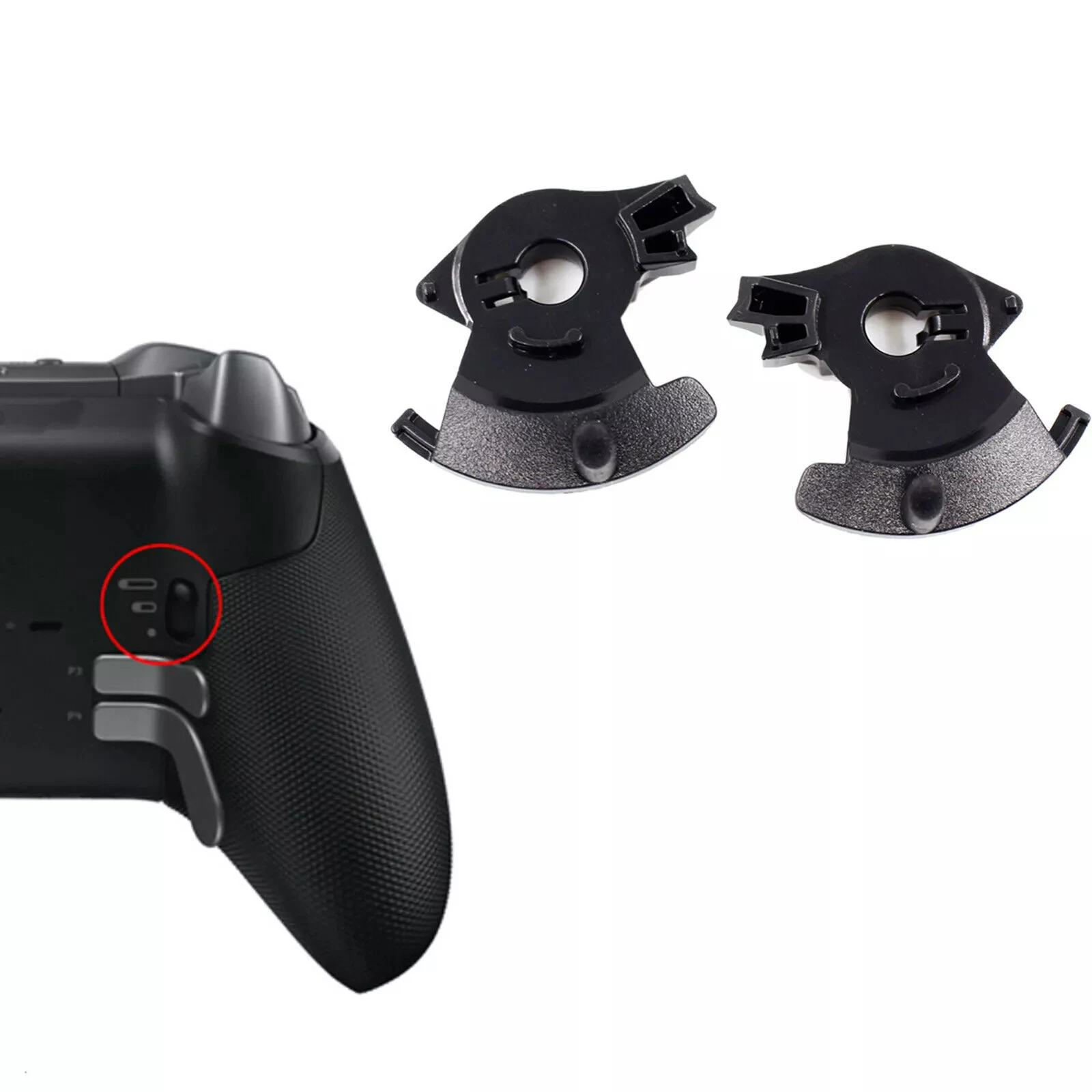 Gear Shift Button Paddles Left Right Button Paddles Replacement Parts for Xbox One Series Elite V2 Controller