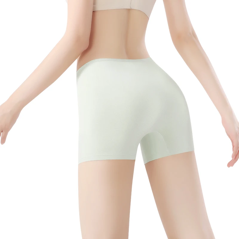 Pantalones cortos de seguridad para mujer, Boxer, ropa interior para mujer, conjunto de bragas para mujer, pantalones cortos de talla grande, falda protectora de verano sin costuras
