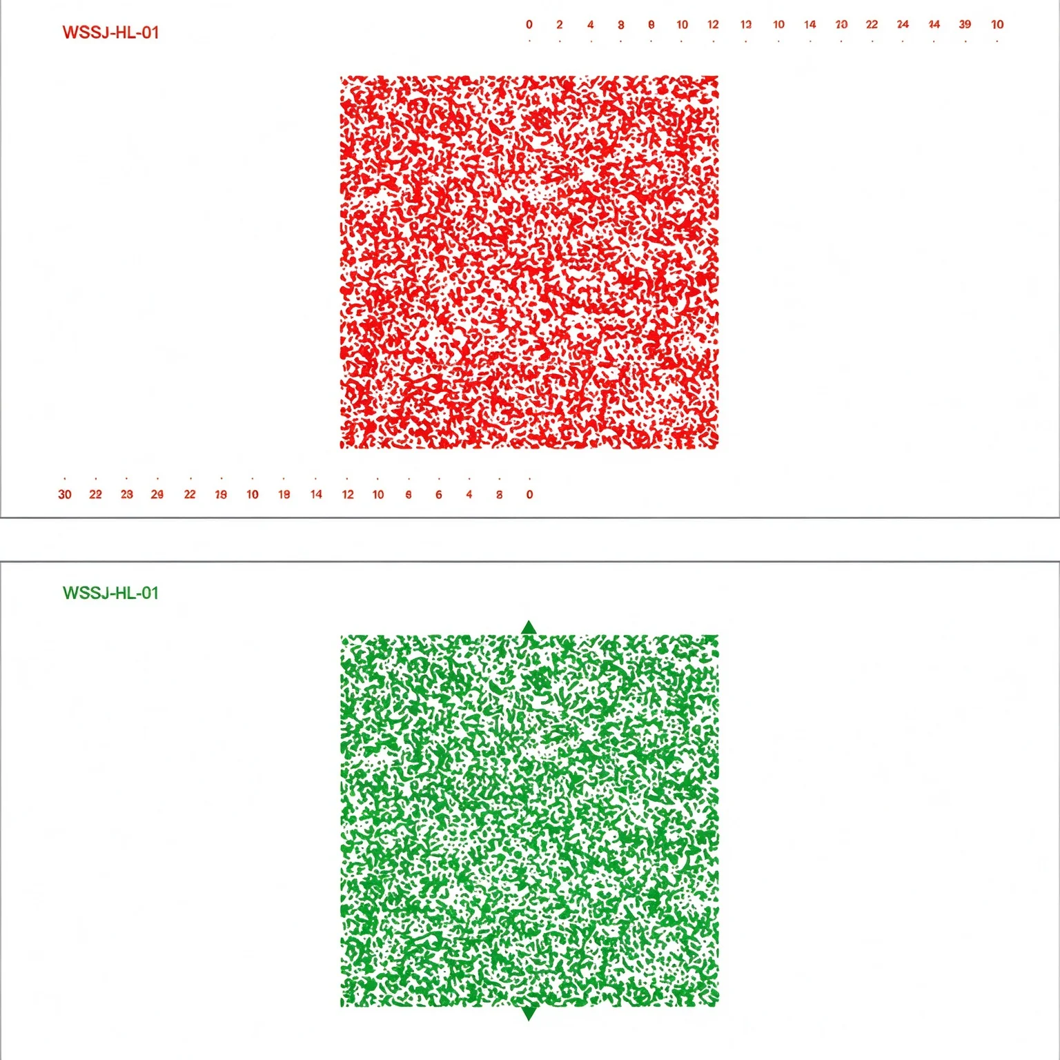 Vectorgraph Vision Test Chart Random Dot Binocular Vision Testing Chart with Glasses 3 Styles Triangle Square Circle 14cm