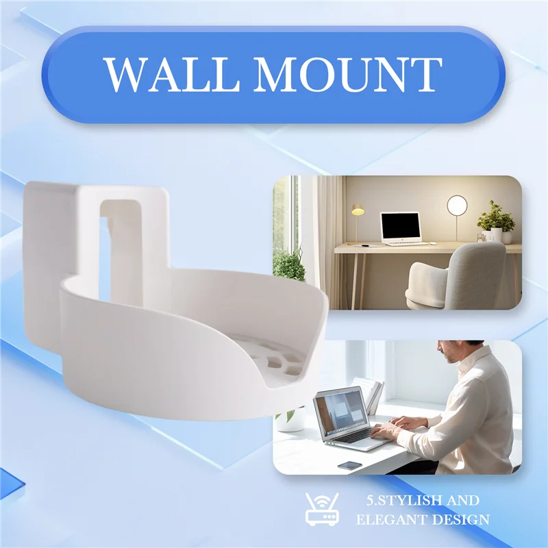 ABKN-montaje de pared para tp-link Deco X20 X60 X50 X55 Wifi 6 soporte de montaje en pared con organizador de cables sistema Wifi de malla para el hogar