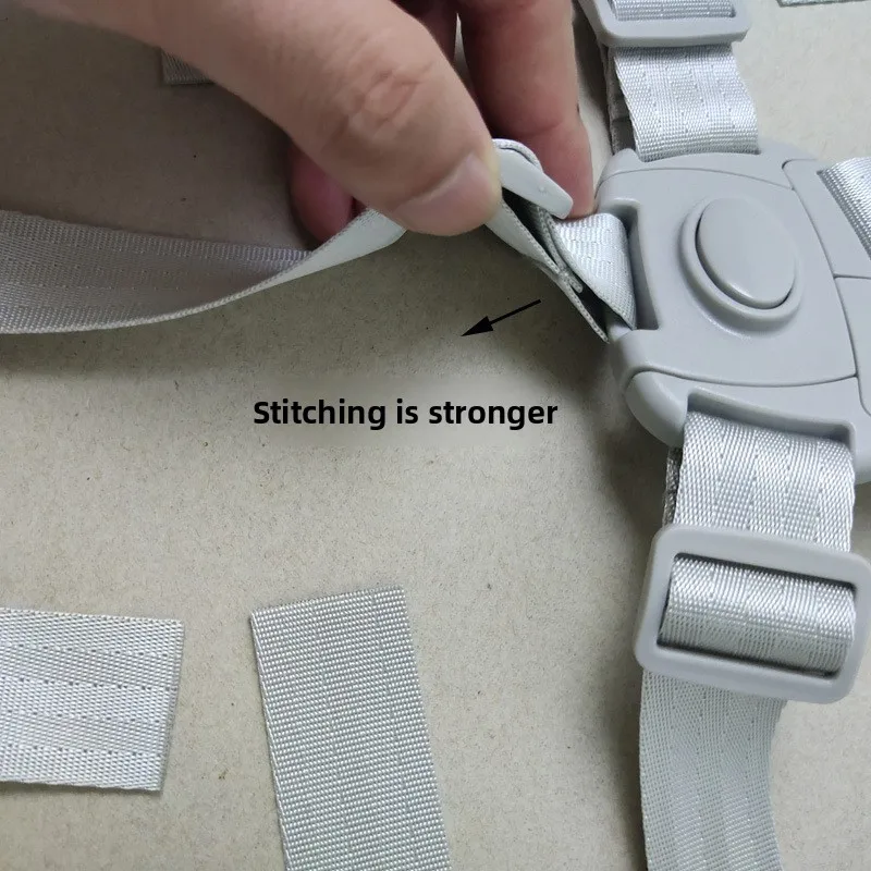 Baby Safety Belt 5 Point Harness Dining Feeding Chair Protection Universal Belt Lunch Seat Car