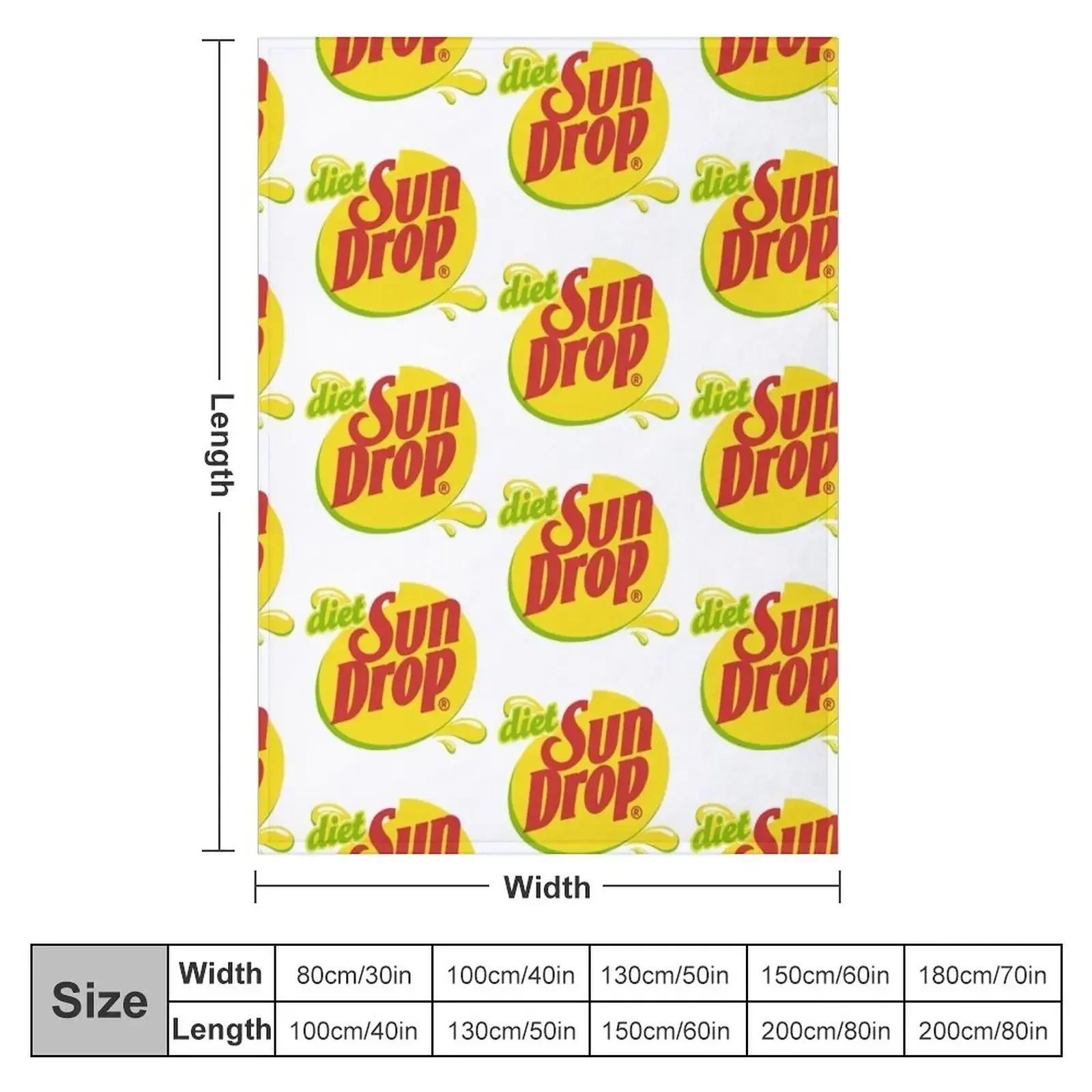 Diet Sundrop Throw Blanket Summer warm for winter Nap Blankets