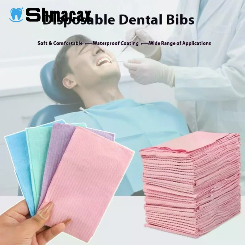 25/50pc Disposable Dental Pad Towels Cleaning Wipes Table Pad Waterproof Medical Paper Dental Materials