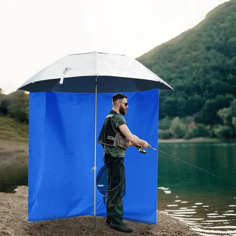 Fishing Umbrella Surround Cloth Pool Umbrella Surround Tent Half Circumference Design Waterproof Surround Cloth For Sun And Rain