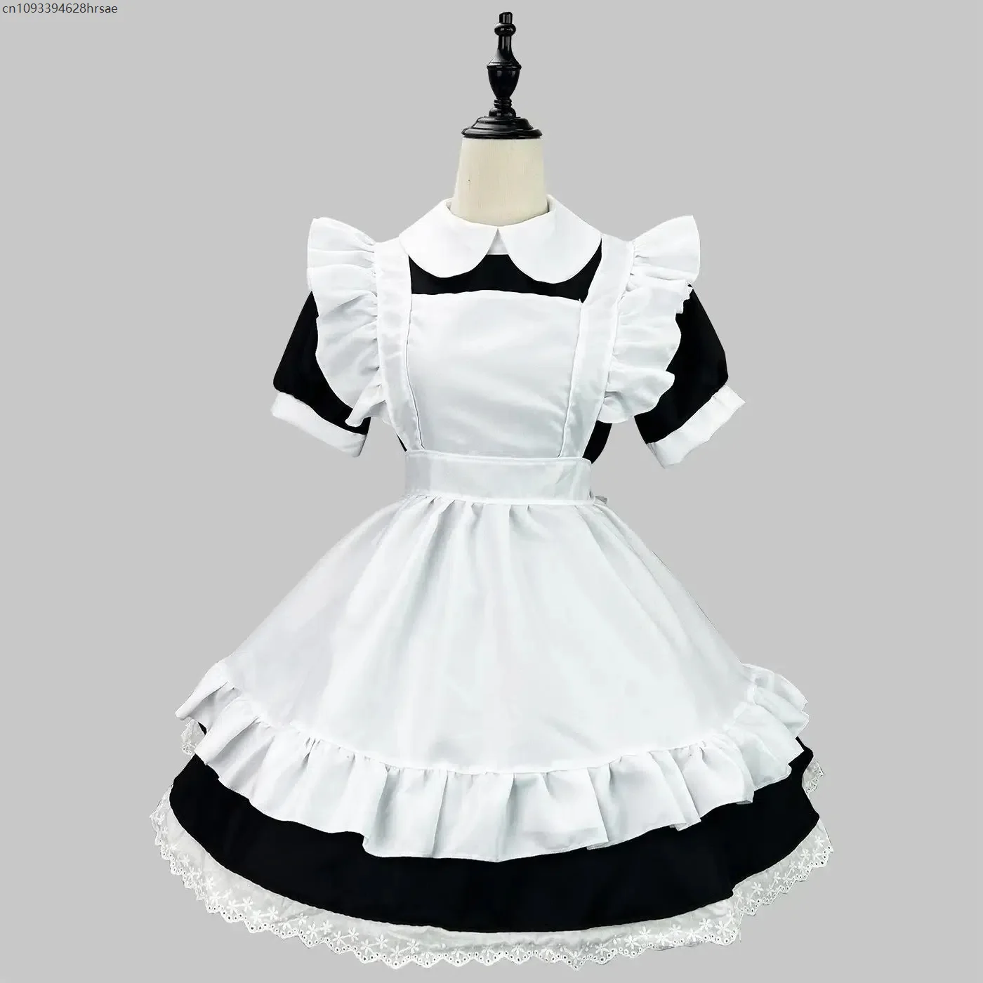 Czarny kostium Lolita pokojówk – Anime Cosplay Cafe recenzja i cena
