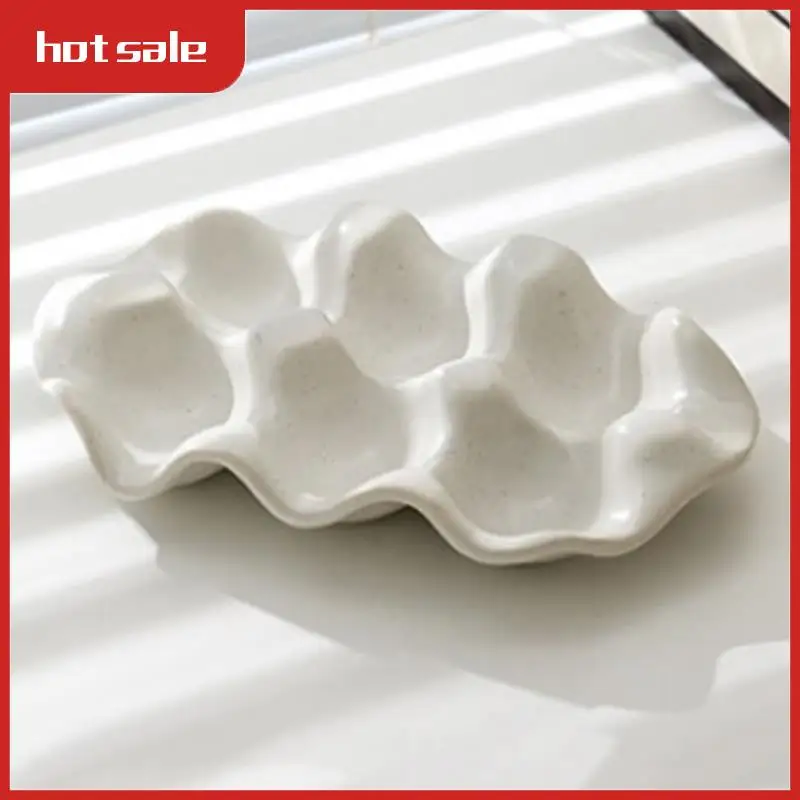 

Egg Tray Necklace Storage Display Plate Value Ornaments Posing Good Things Grid White