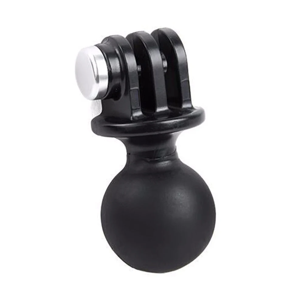 Portable Ball Head Mini Tripod Ball Head Base Adapter Plastic for Go Pro- Hero 8 7 6 5 Action Camera for Motorcycle Mounts