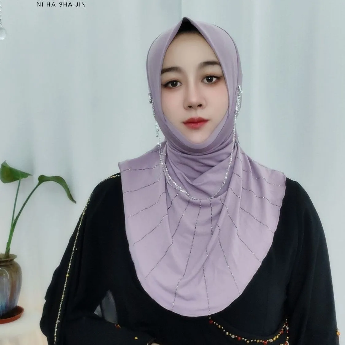Ready 2025 Hijab Accessories Islam Moslem Girls Head Covers