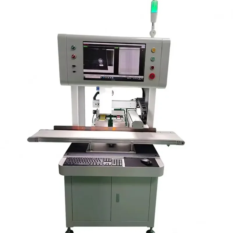Automatic High Accuracy CCD Vision Inspection Positioning Flat Labeling Machine Use for USB Flash Drive Electronic Component