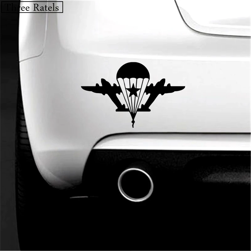 Three Ratels TZ-203 15*24cm 12*19cm 10*15.8cm 1-4 Pieces Funny Car Stickers Russian Paratroopers VDV Car Stickers And Decals