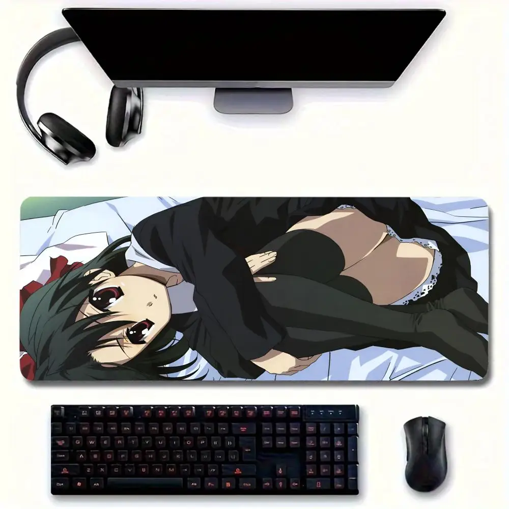 Anime Game S-School Days K-Kotonoha Sekai Mouse Pad Large Mouse pad for home office Waterproof desk Mouse pad gaming Mouse pad