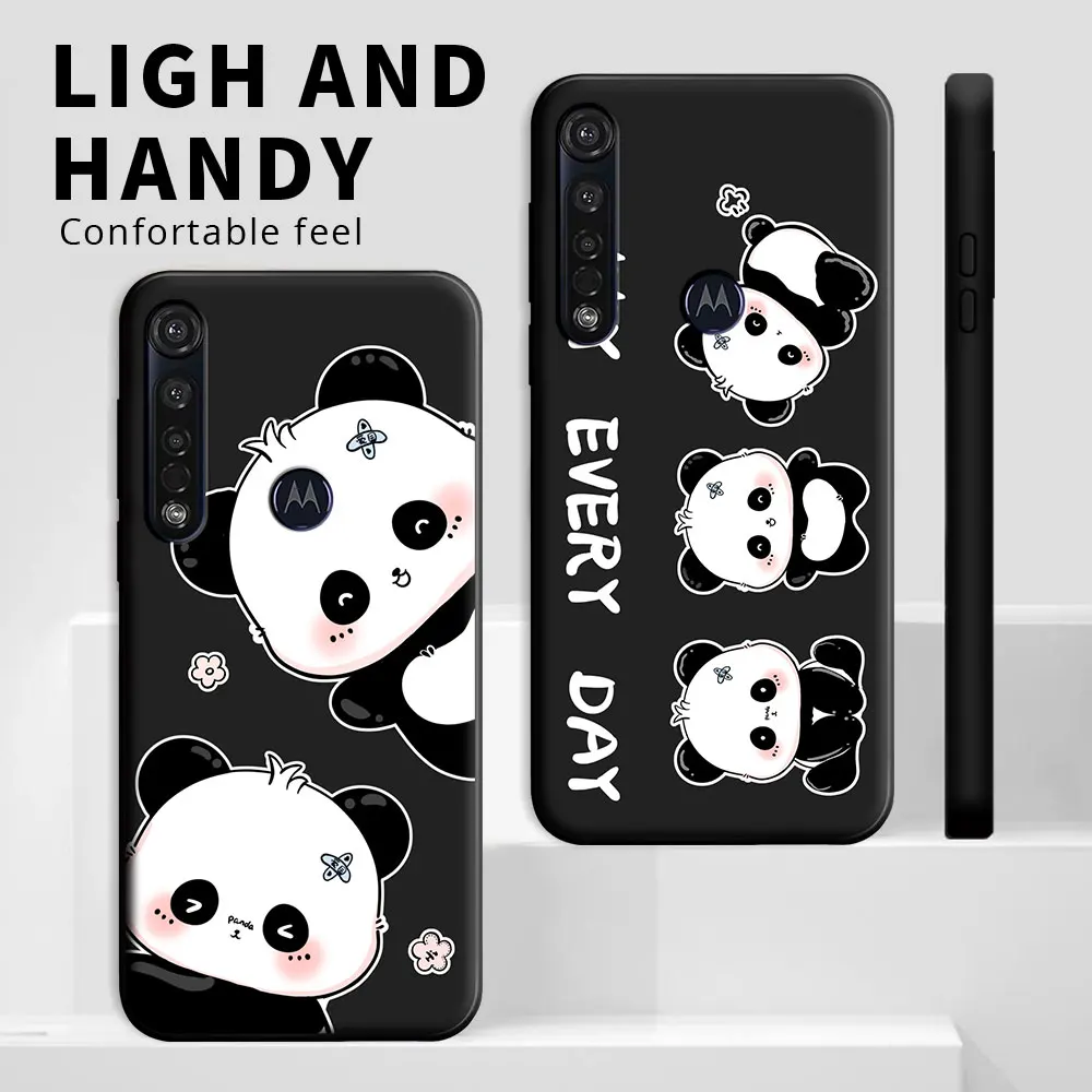 Funda de silicona suave para Motorola Moto G8 Plus, carcasa con dibujos de Panda, a prueba de golpes, para Moto G8 Play Moto G8 Power Lite