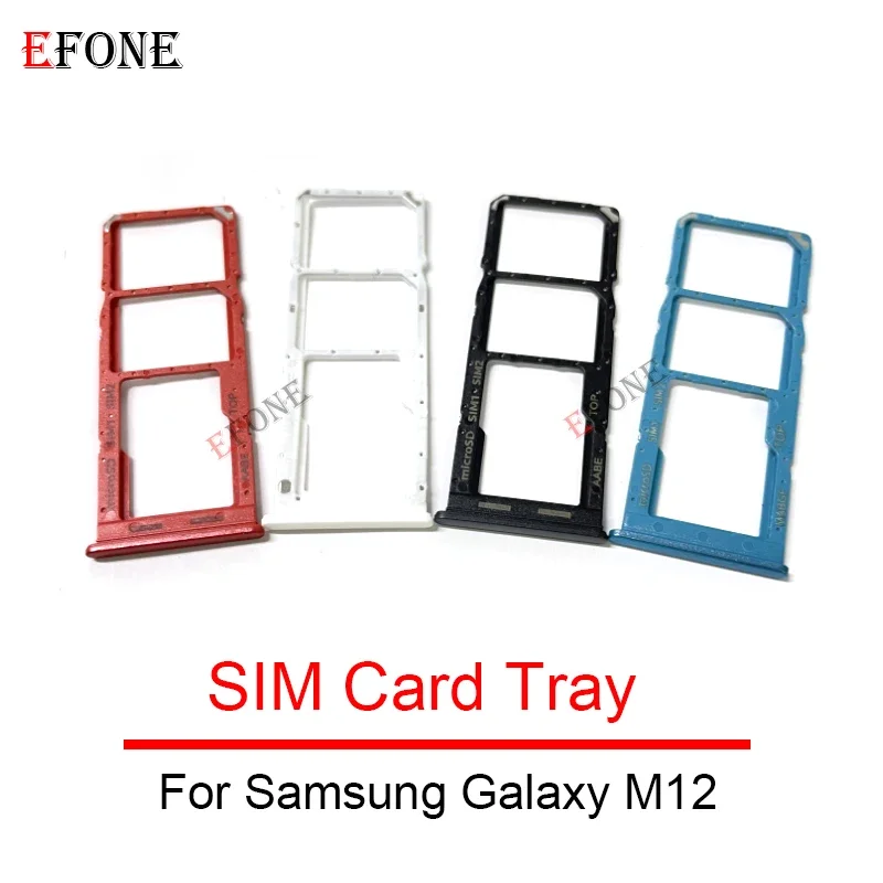 10PCSFor Samsung Galaxy M10 12 13 20 21 22 23 30 31s 32 33 Sim Tray Holder SIM Card Tray Slot Holder Adapter Socket Repair Parts