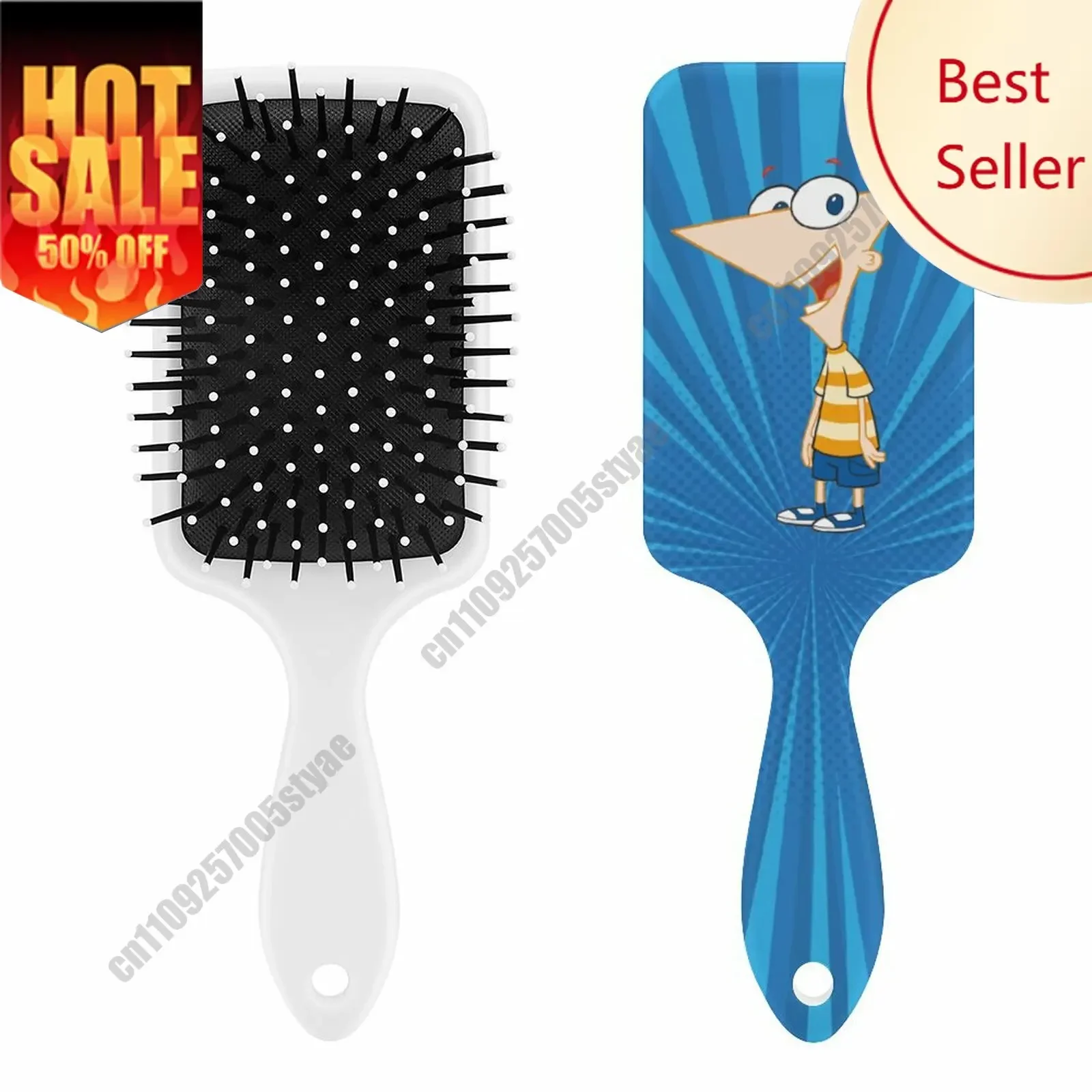 

Phineas Flynn Air Cushion Comb Disney Custom Personalized Custom Air Cushion Brush Custom Printed Design Air Cushion Brush