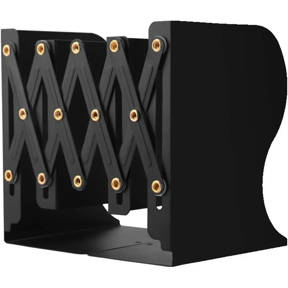 

Expandable Adjustable Bookend Stand for Desk and Bookshelf Organization